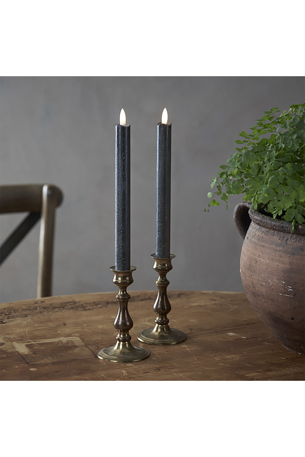 LED Kerze Antique | Batteriebetrieb mit Timer