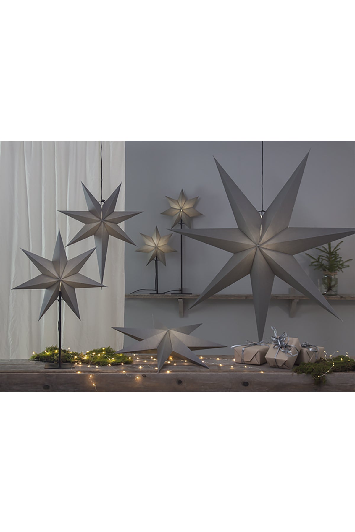 Sternlampe anthrazit | 55cm