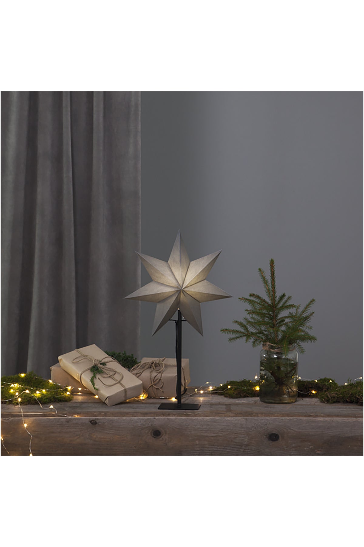 Sternlampe anthrazit | 55cm