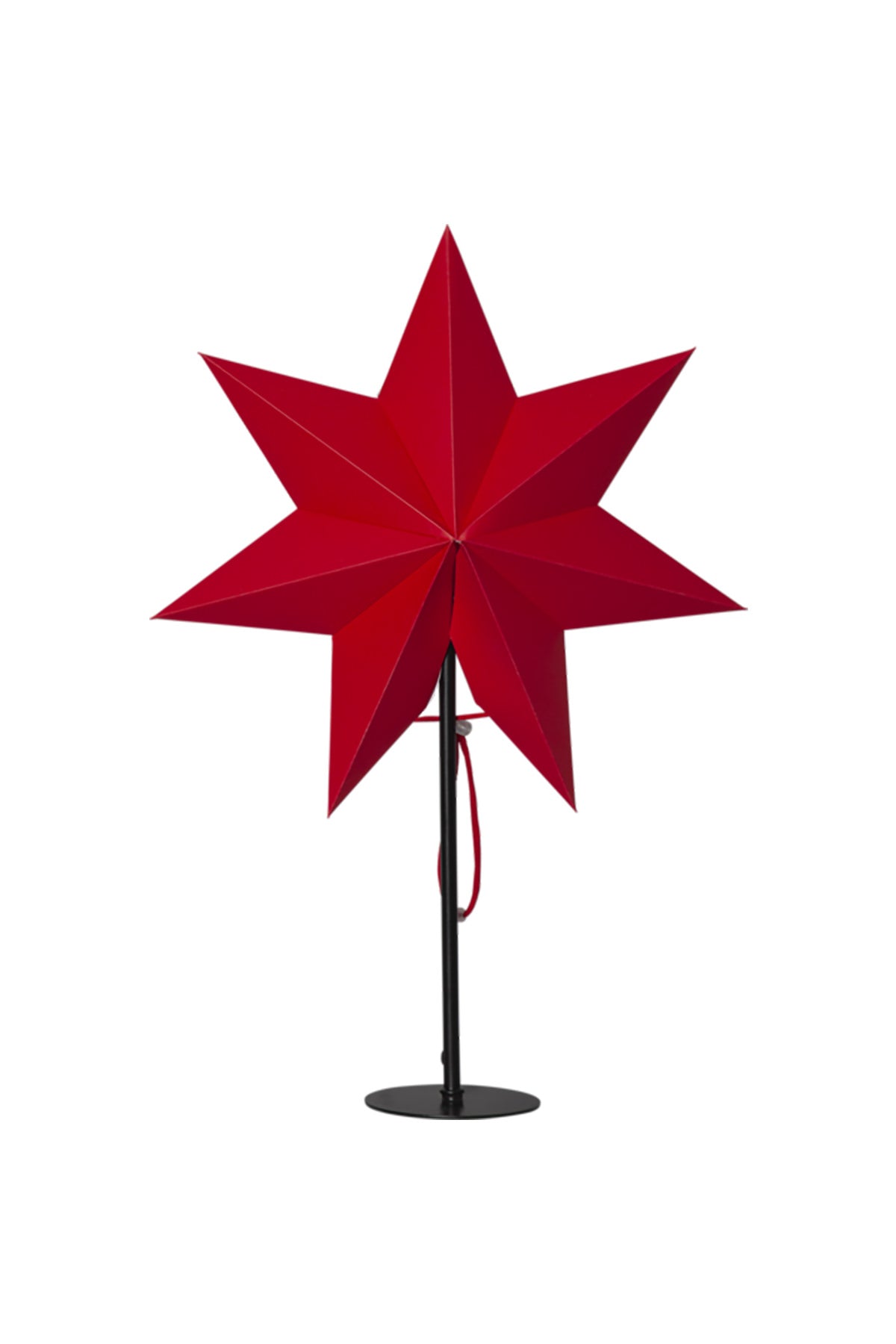Sternlampe Mixa Metall, rot | 50 cm