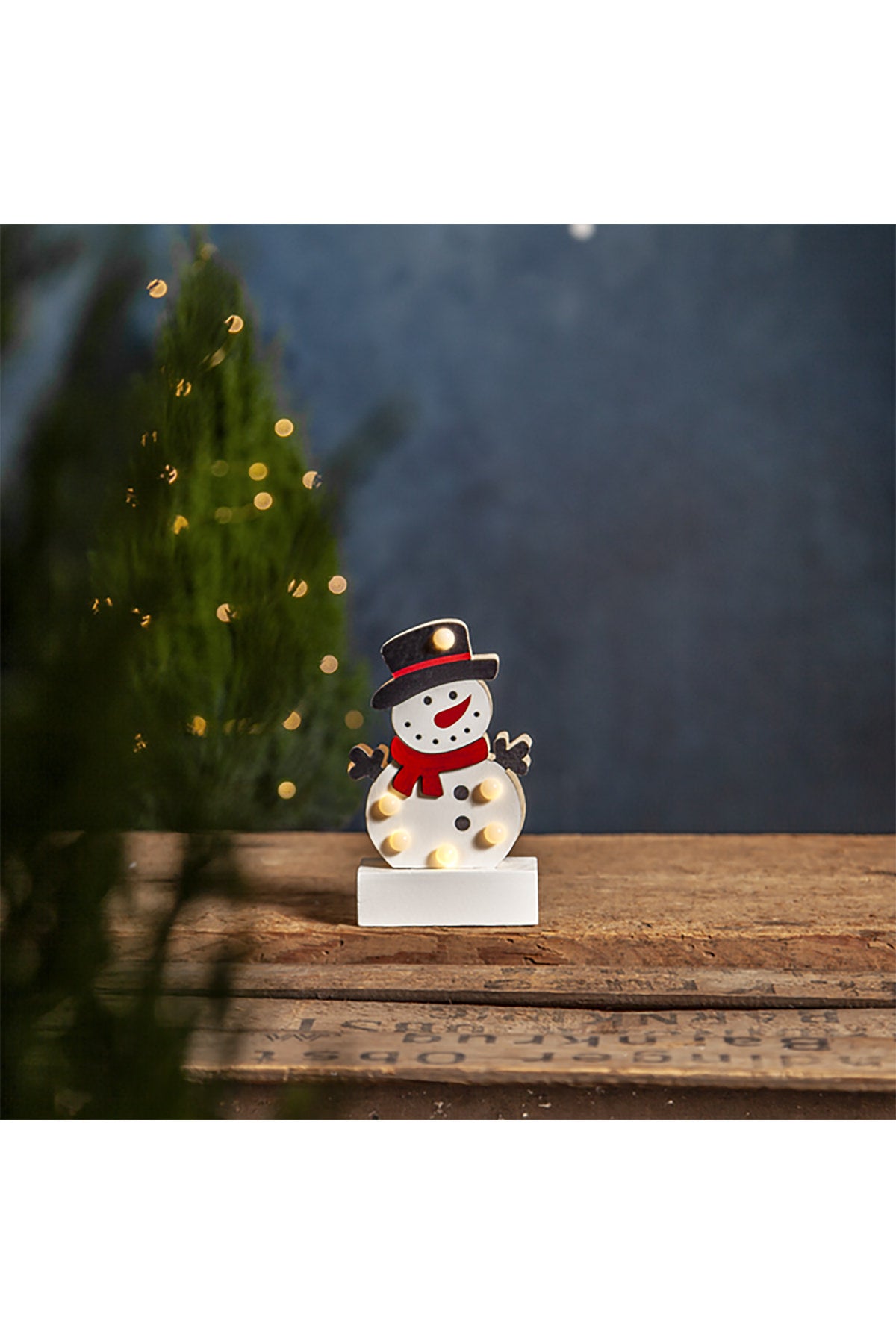 Dekoleuchte Schneemann | 14 cm