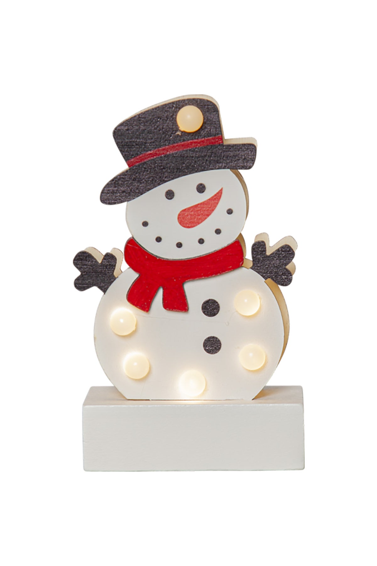 Dekoleuchte Schneemann | 14 cm