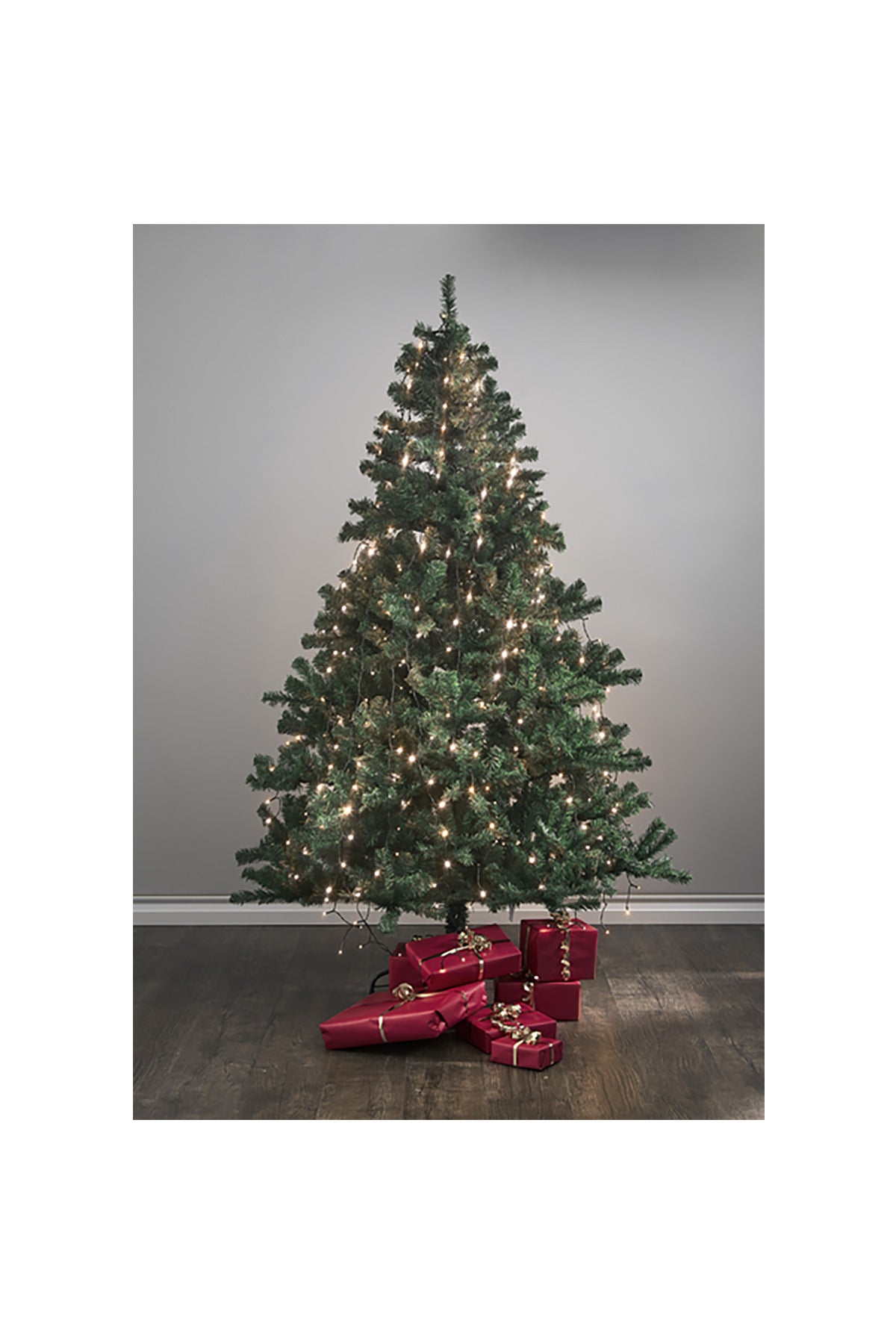 Baum Lichterkette Crispy Ice White