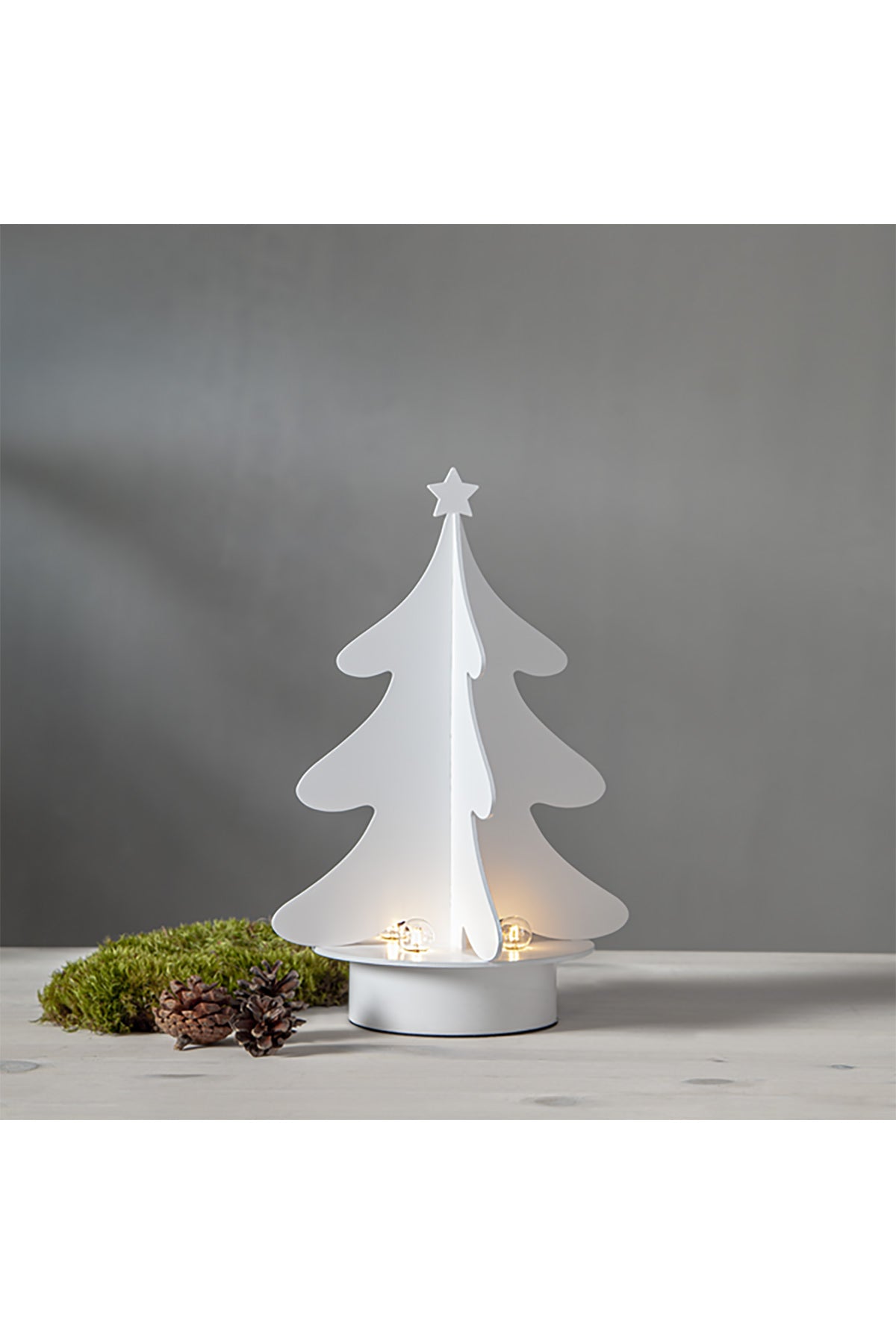 Kerzenleuchter Afton weiß | 31 cm