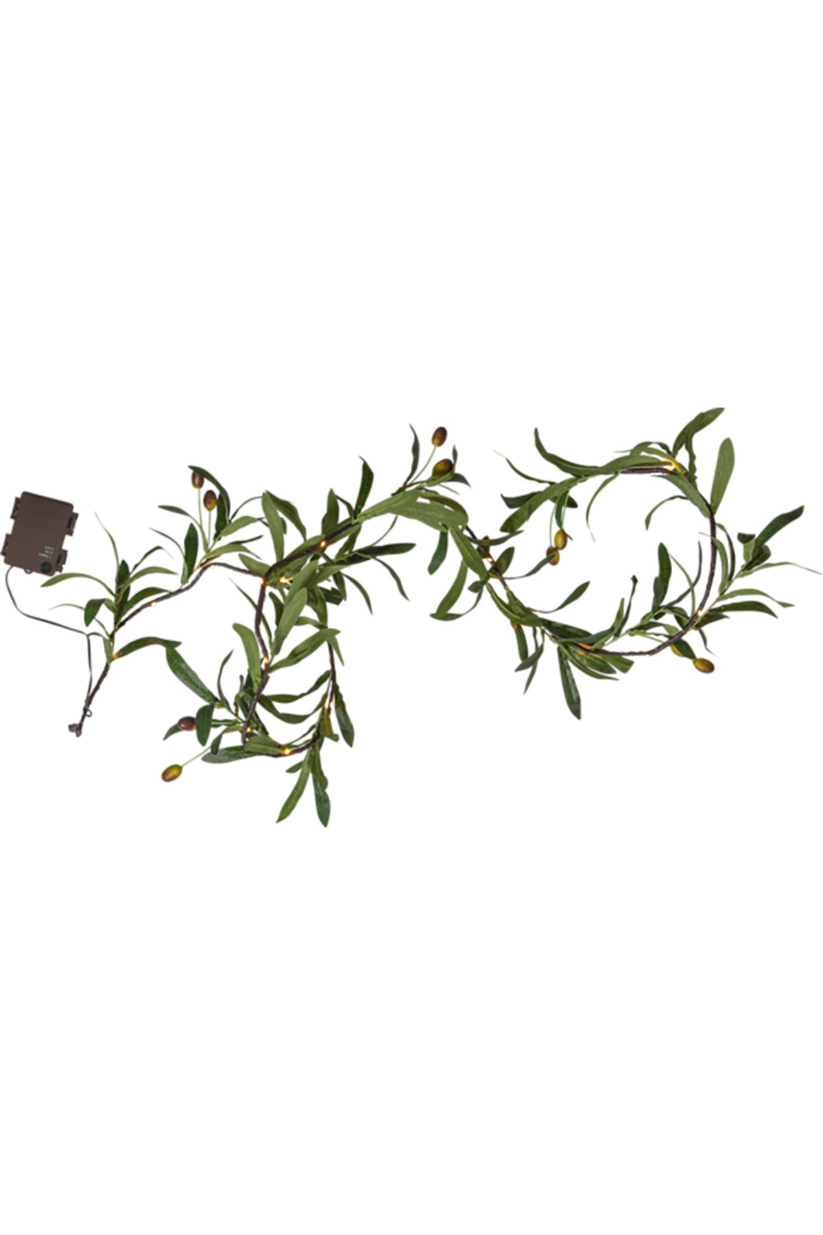 Leuchtgirlande Olive | 180cm, Innen & Außen