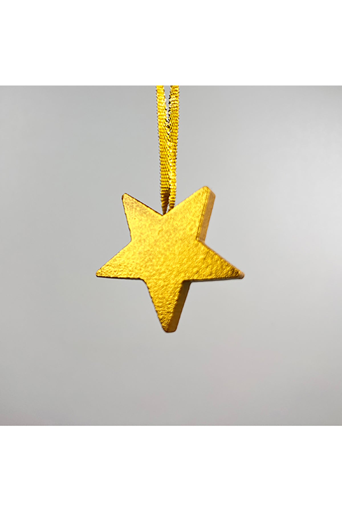 Anhänger aus Holz Stern | gold 35mm