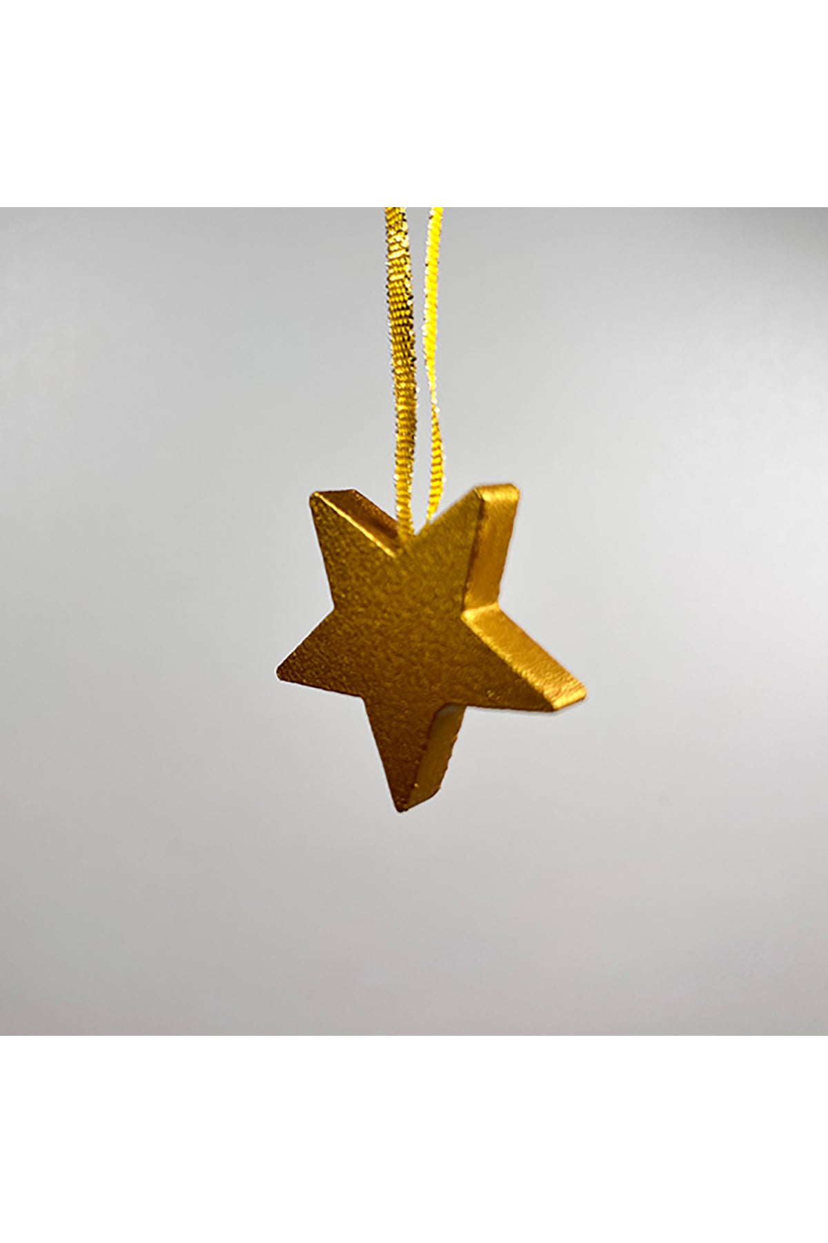 Anhänger aus Holz Stern | gold 35mm