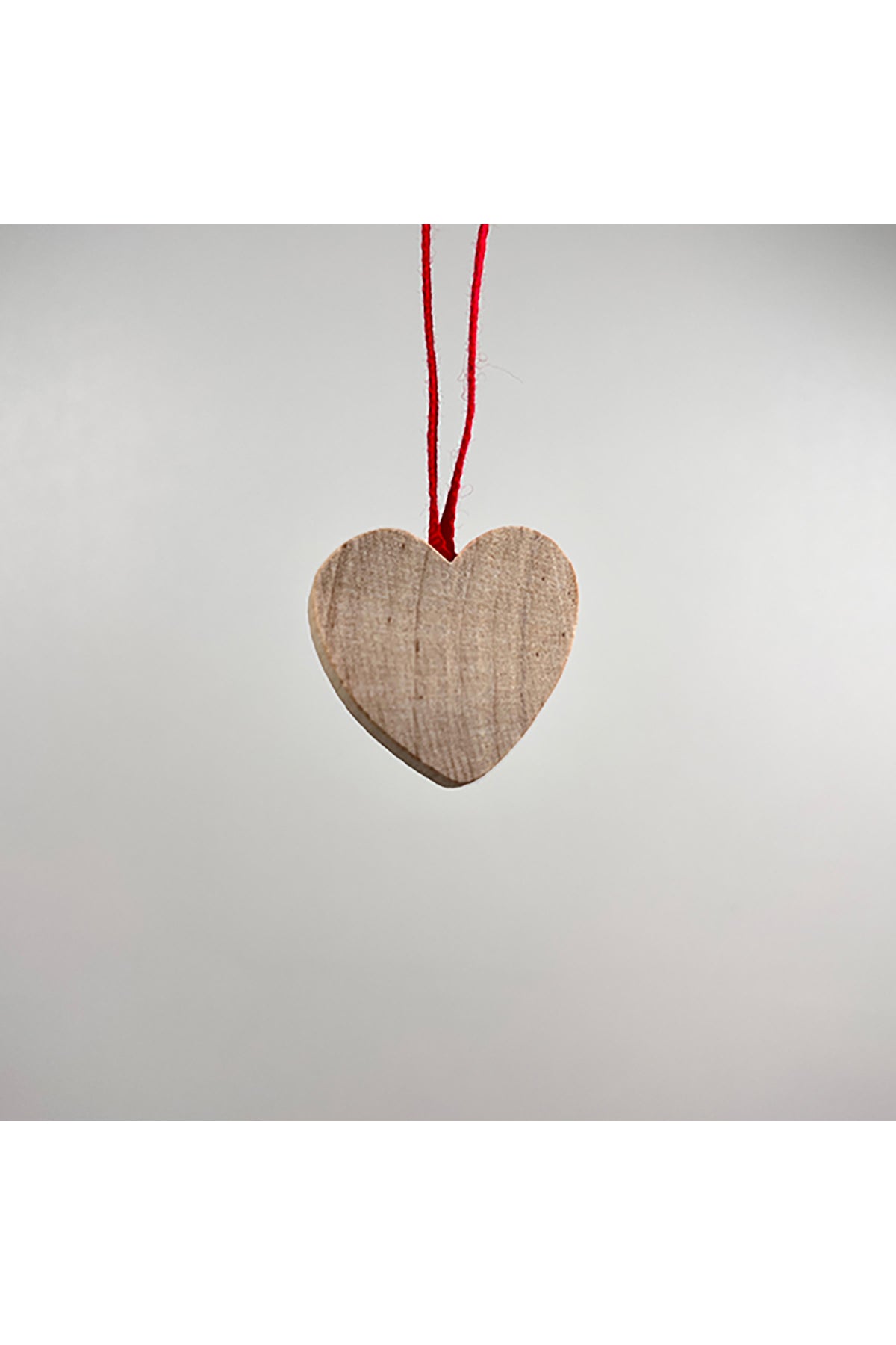 Anhänger aus Holz Herz | natur