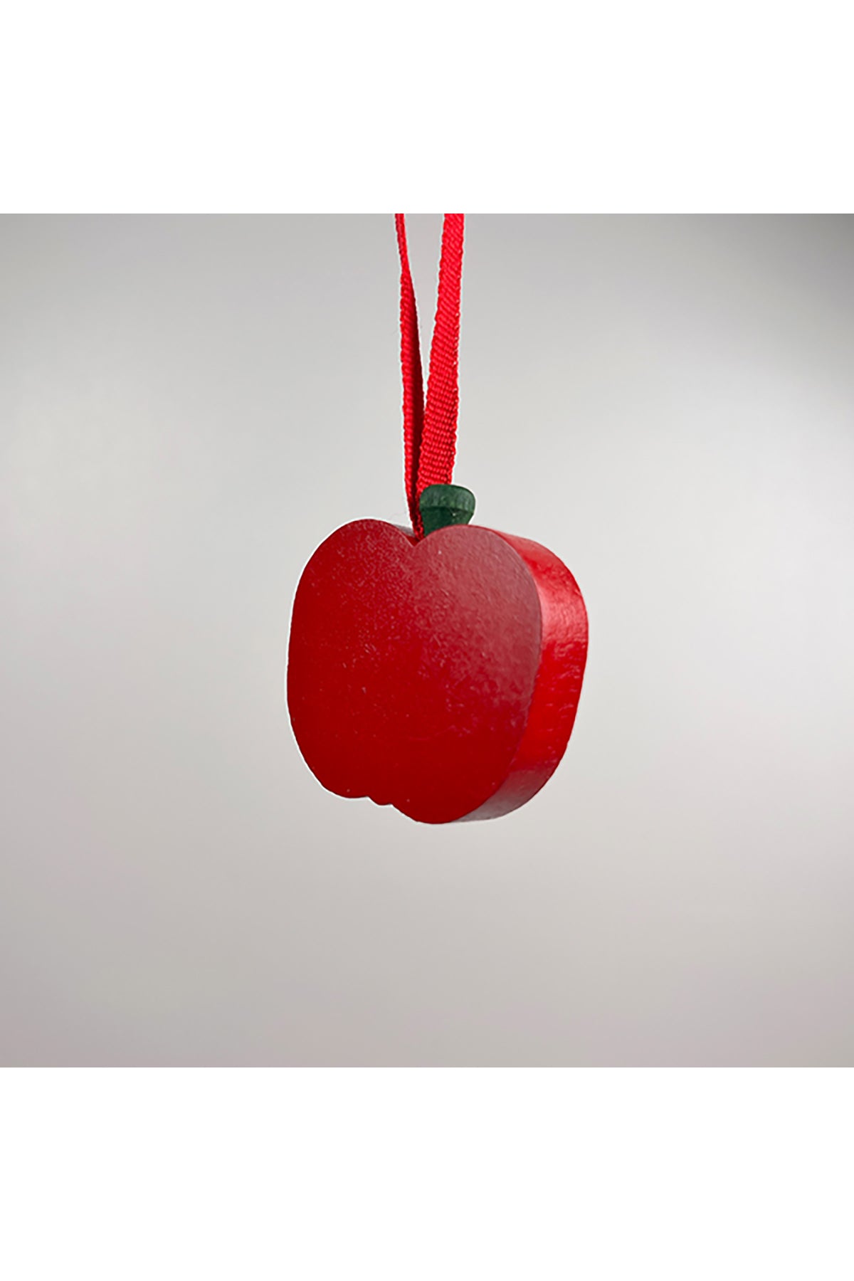 Anhänger aus Holz Apfel flach | 42 mm