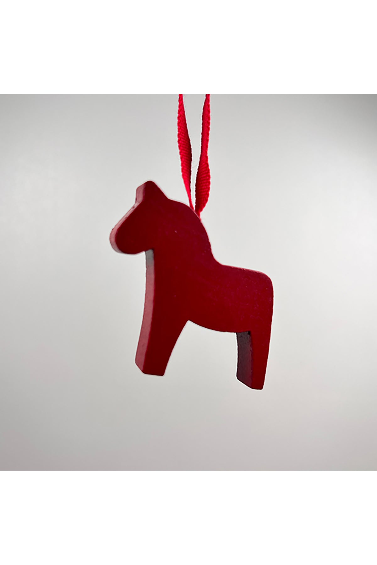 Anhänger aus Holz Pferd | rot