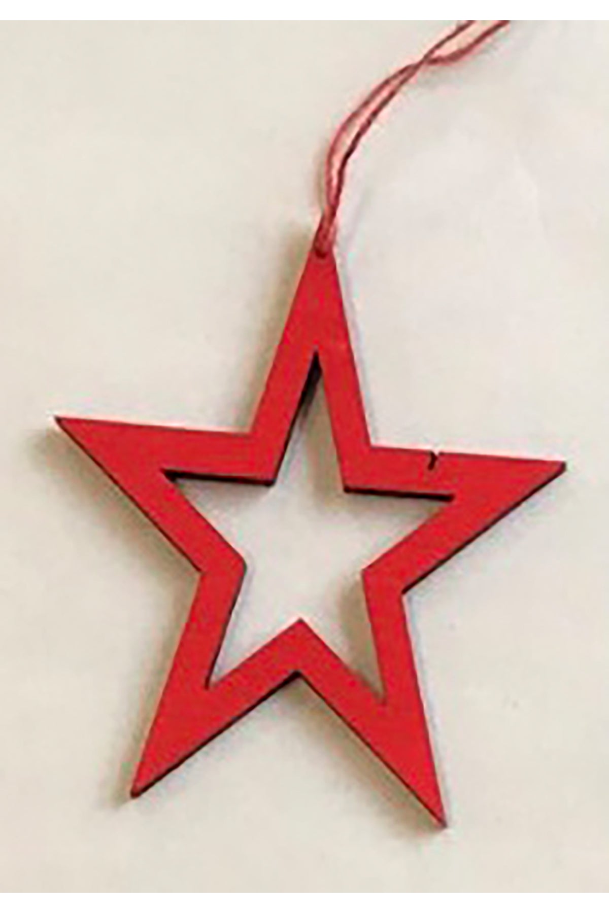 Anhänger aus Holz Stern | 62mm