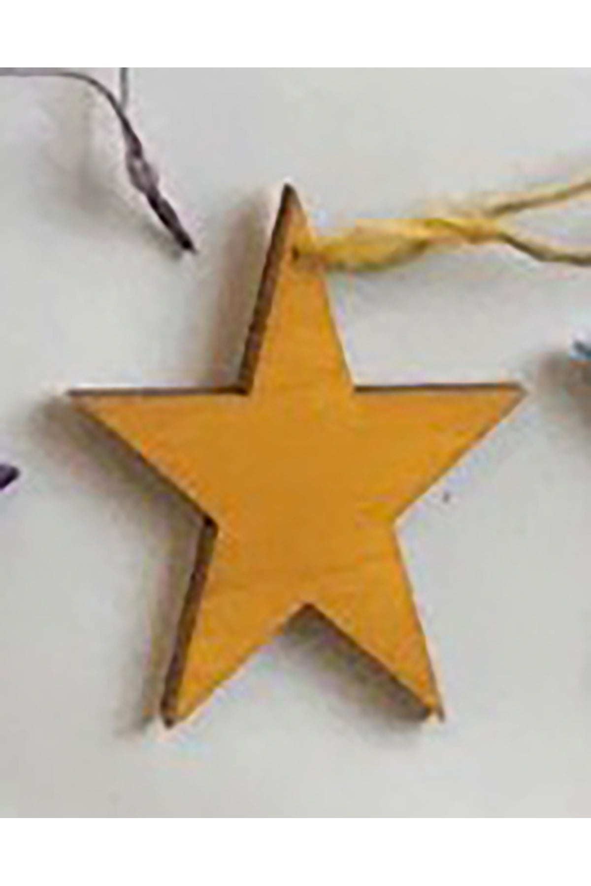 Anhänger aus Holz Stern | 35mm