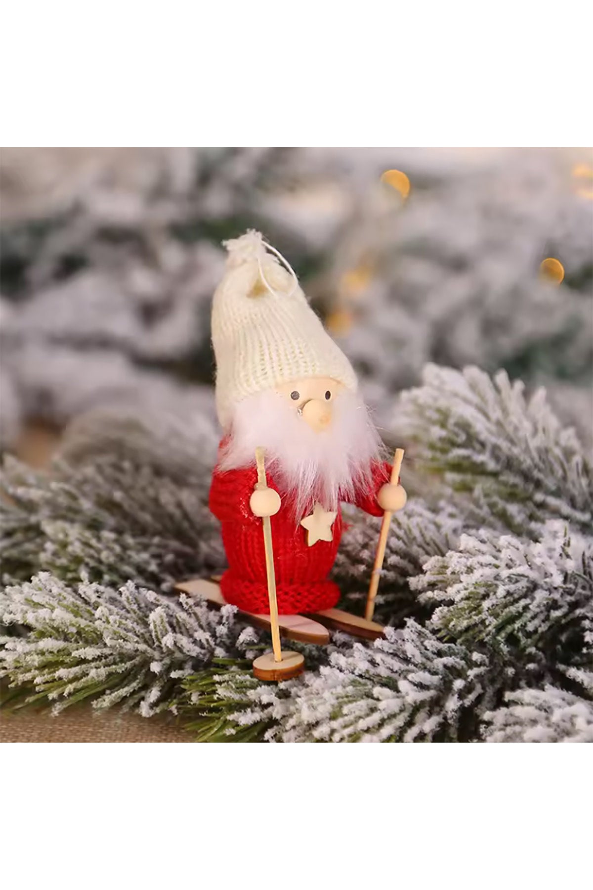 Weihnachtsfigur Skifahrer | 5 Designs