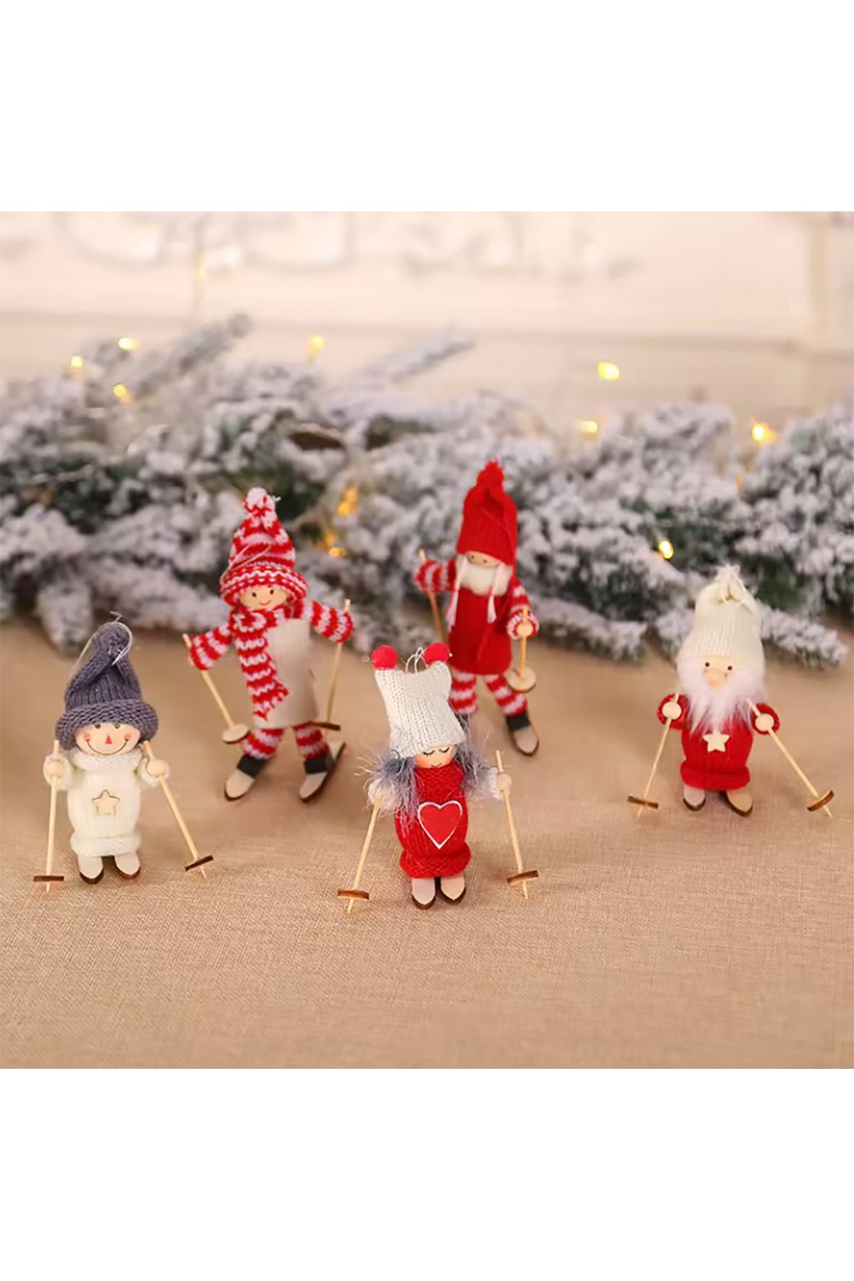 Weihnachtsfigur Skifahrer | 5 Designs