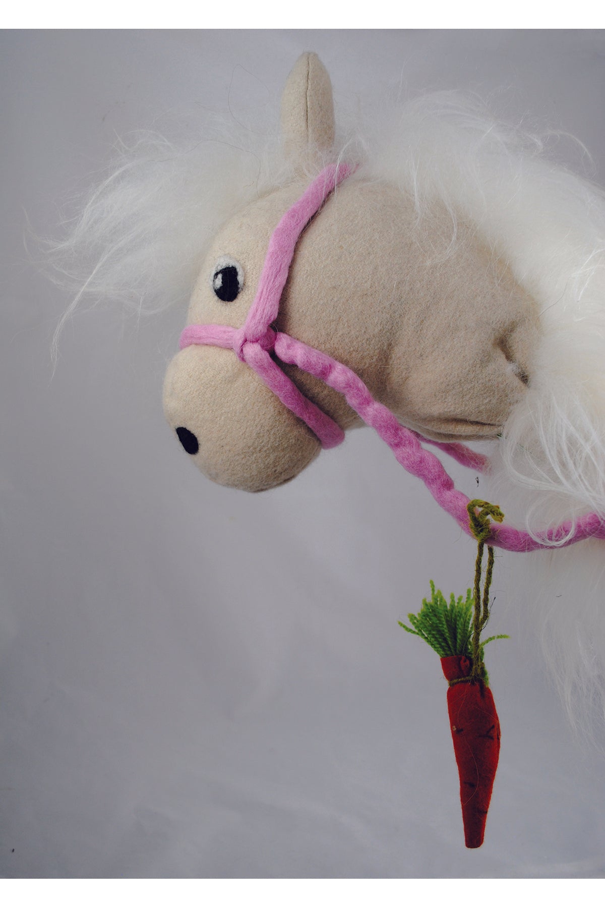 Steckenpferd, weiß, 90cm