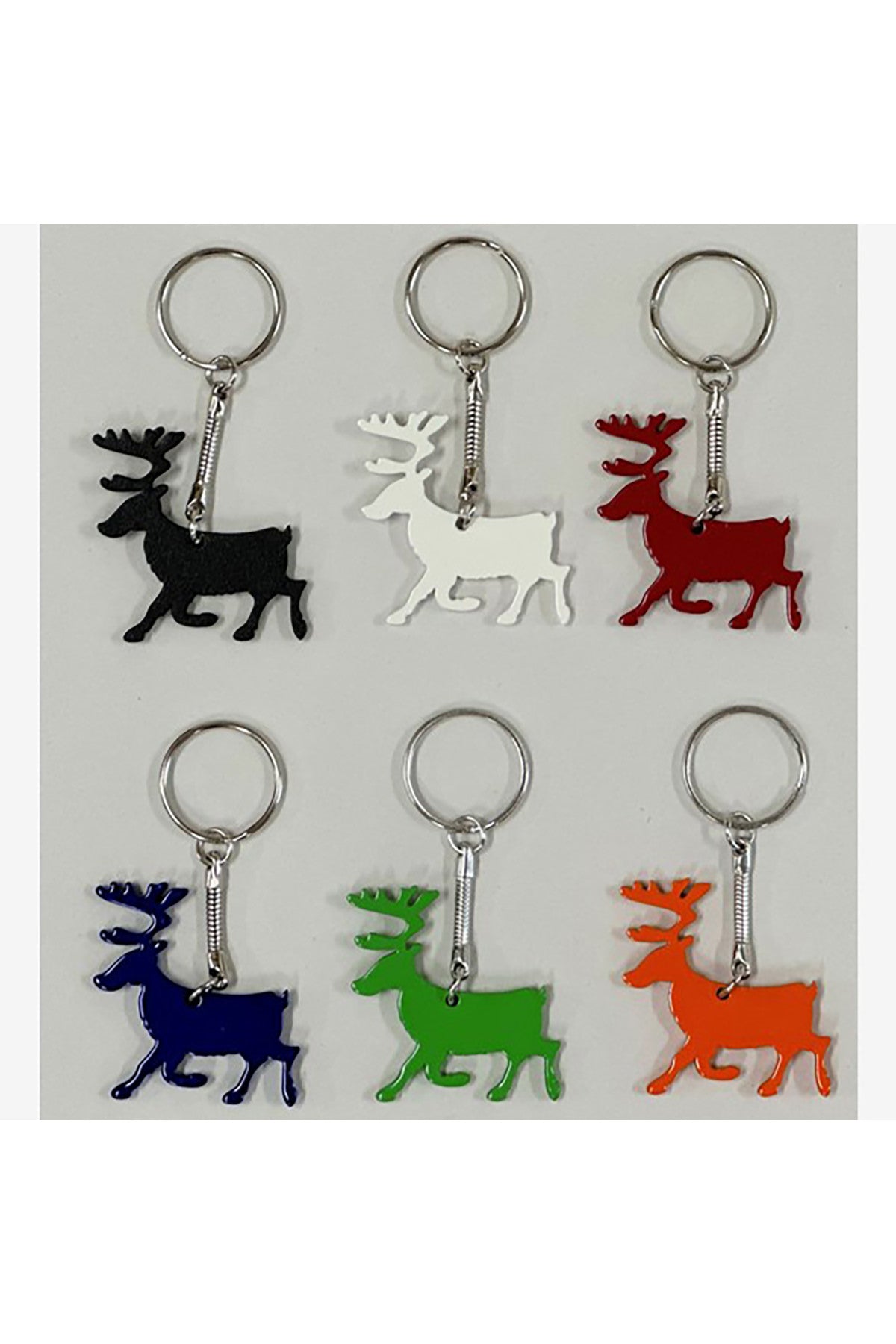 Schlüsselanhänger Rentier Metall | 43 mm