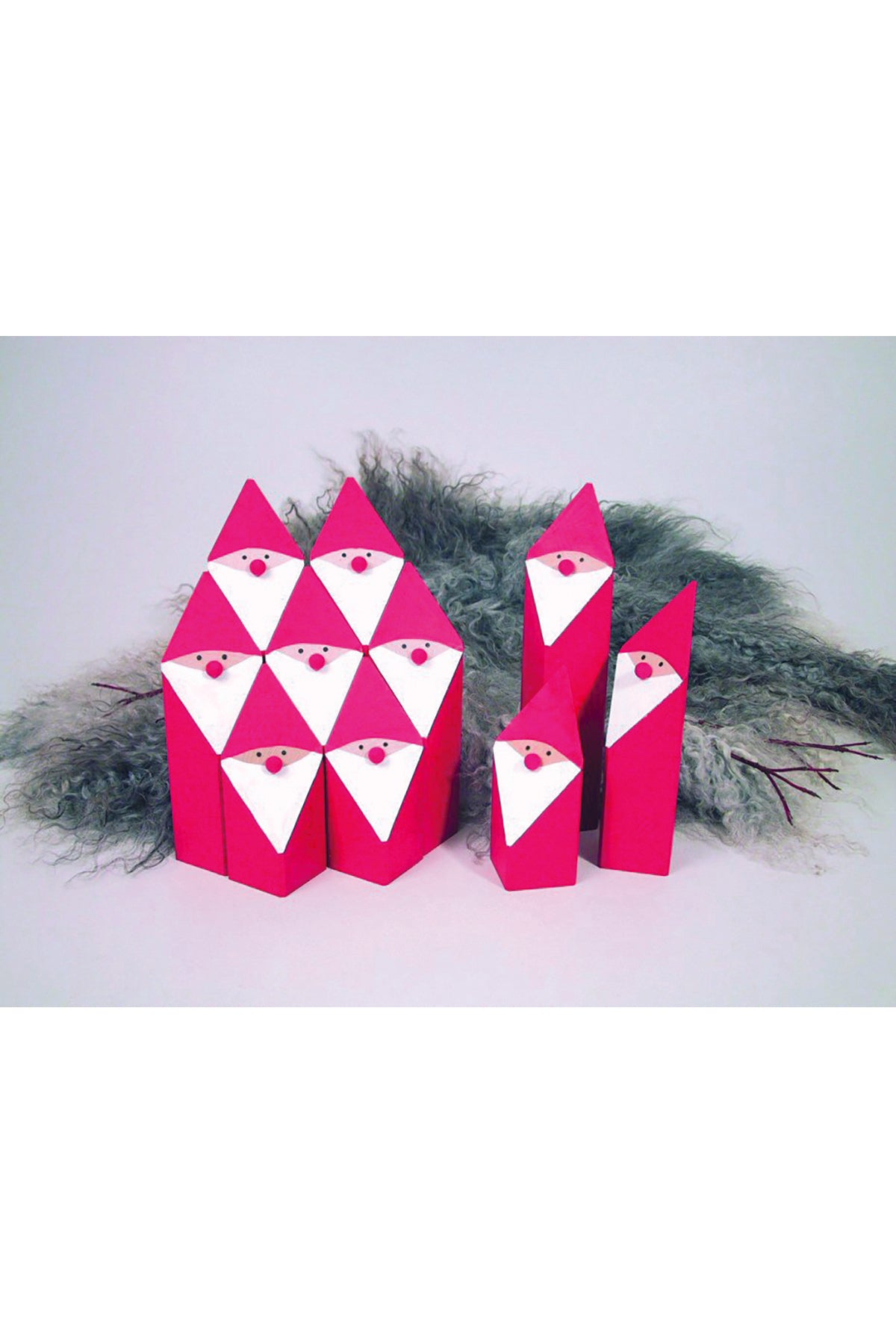 Wooden Santa Claus | Square