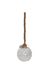 Glasdekorationsleuchte Jutta | 2 m Seil, 15cm Durchmesser