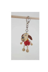 Schlüsselanhänger Holzfigur | Hund