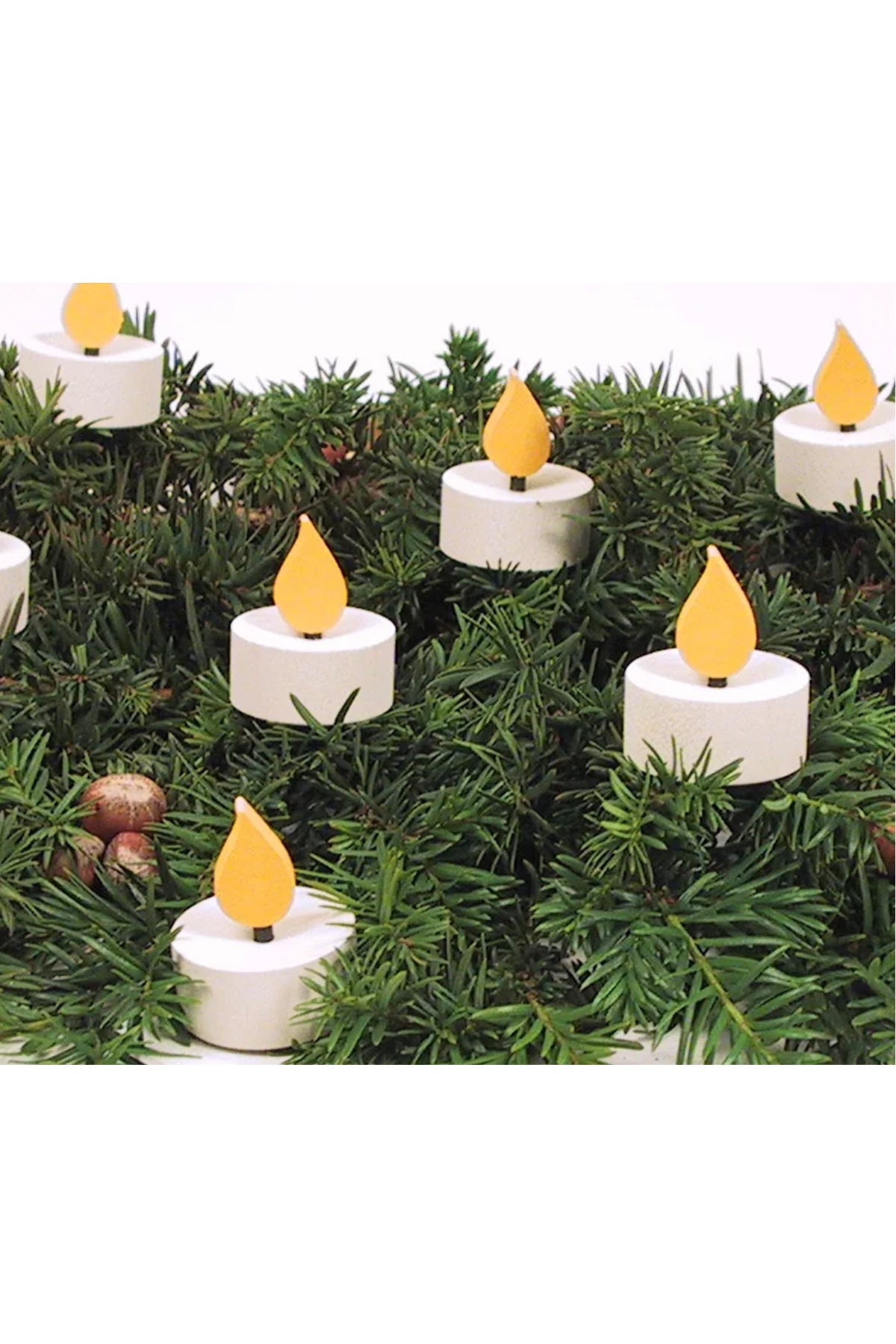 Wooden candle tealight