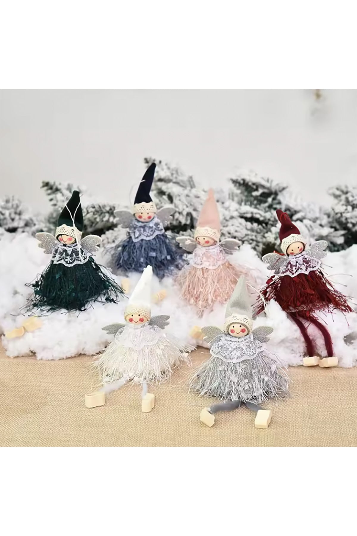 Weihnachtsengel Alma zum Aufhängen | 17 cm
