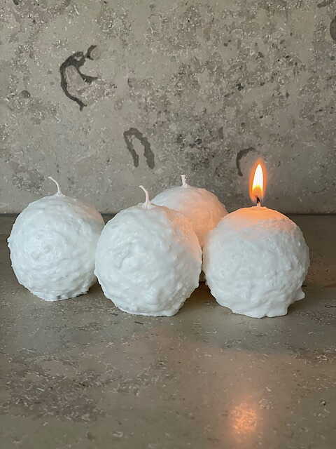 Kugelkerze 6,5 cm