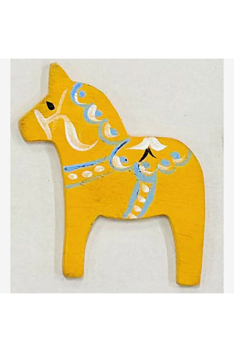 Magnet Dala horse with hand-painted decoration | 7cm
