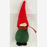 Tomte Alrik – Weihnachtsfigur in Rot & Grün | 12 cm